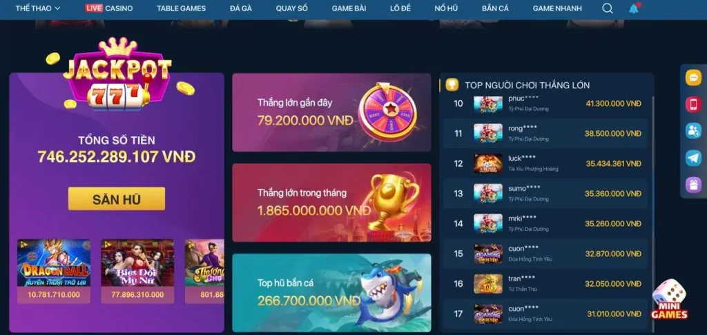 Thưởng Nạp Lại Hàng Ngày bong88 Nổ Hũ